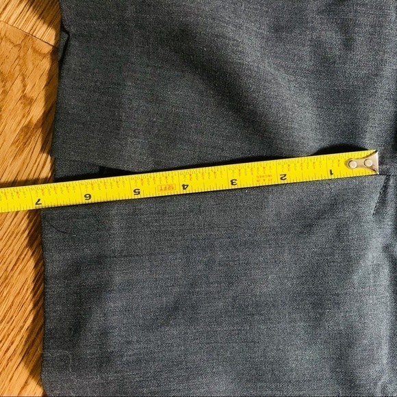 Elie Tahari Gray Skirt with Double Slits Wool - Picture 10 of 13